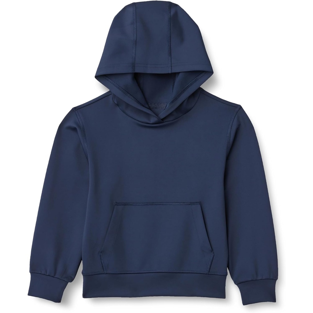 image:imageAmazon Essentials Boys Active Performance Stretch Knit Lightweight Hoodie SweatshirtNavy