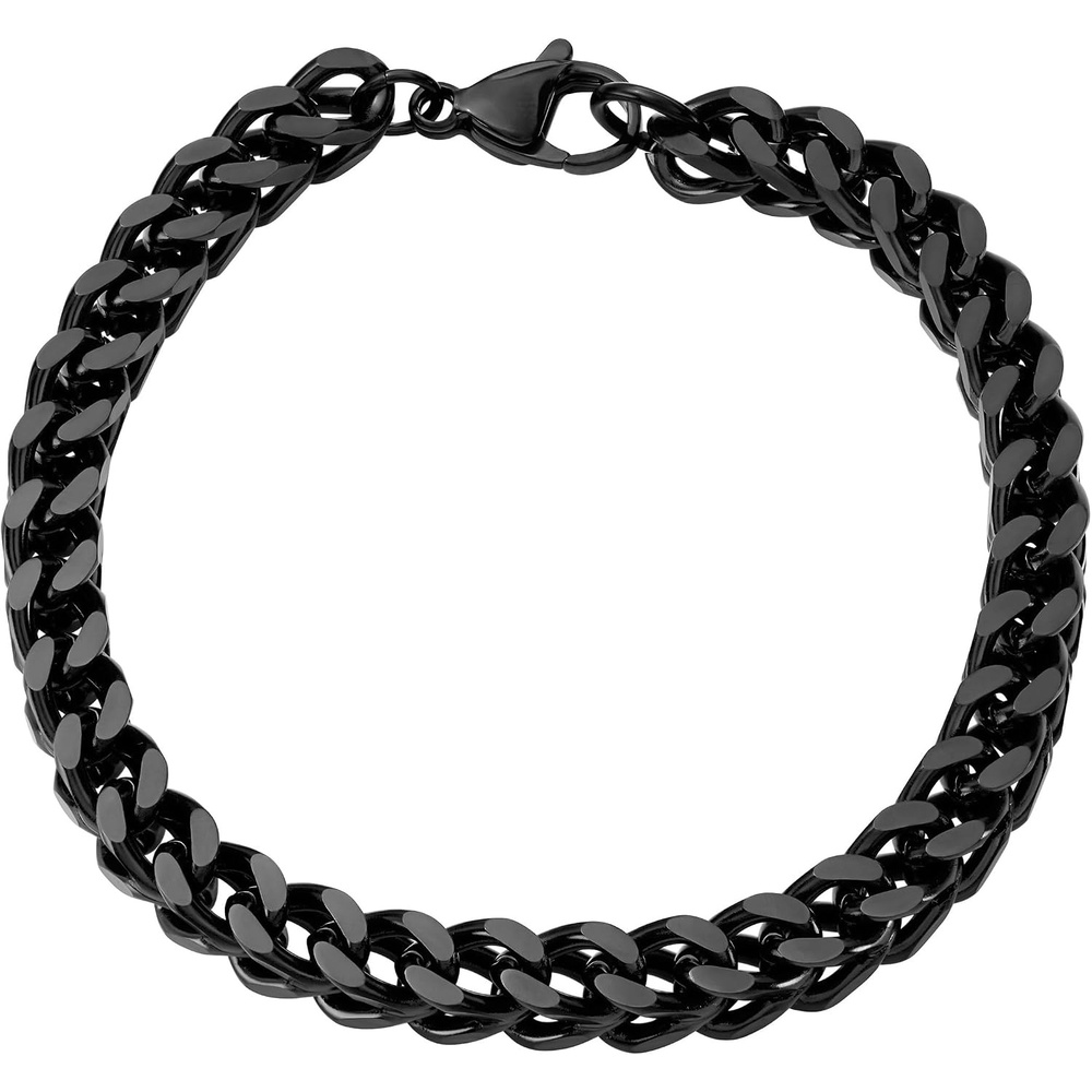 image:imageAmazon Essentials Mens 8 Black Chain BraceletCurb