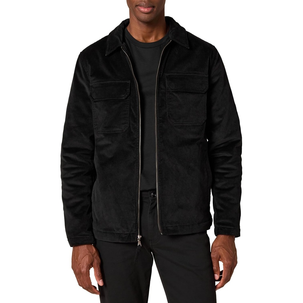 image:imageAmazon Essentials Mens Corduroy Work Jacket Available in Big amp TallBlack