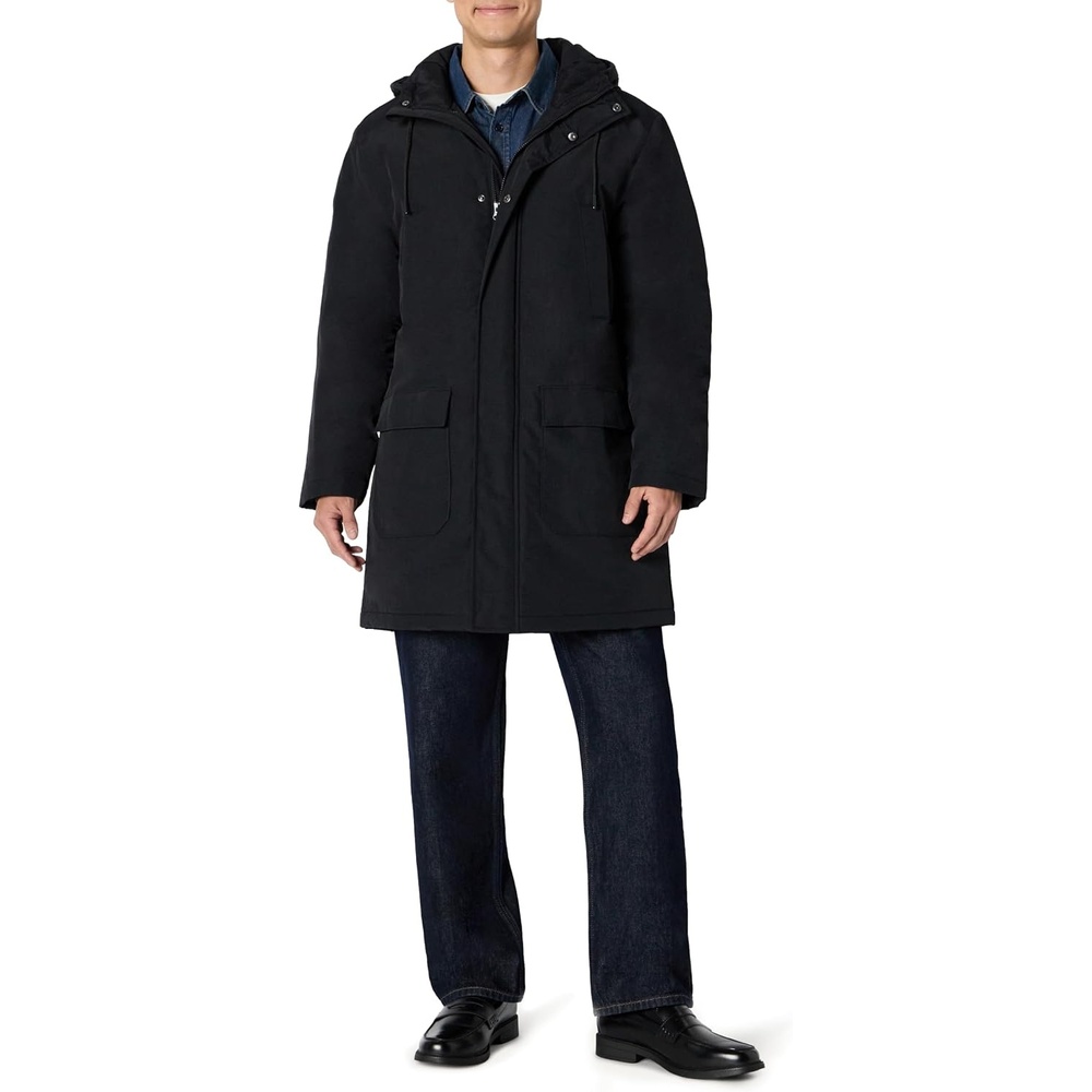 image:imageAmazon Essentials Mens Modern OversizedFit Heavyweight Parka JacketBlack