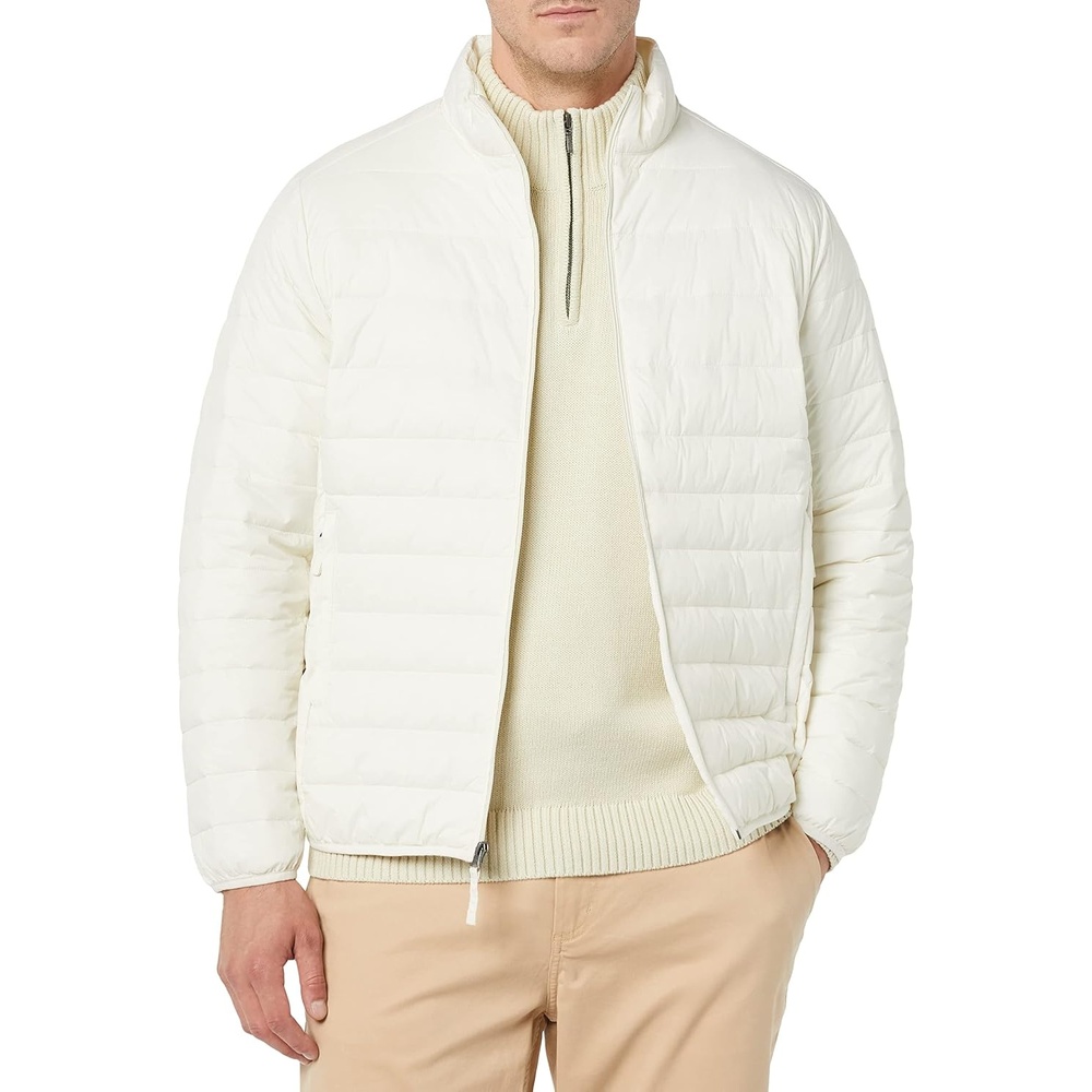 image:imageAmazon Essentials Mens Packable Lightweight WaterResistant Puffer Jacket Available in Big amp TallLight Beige
