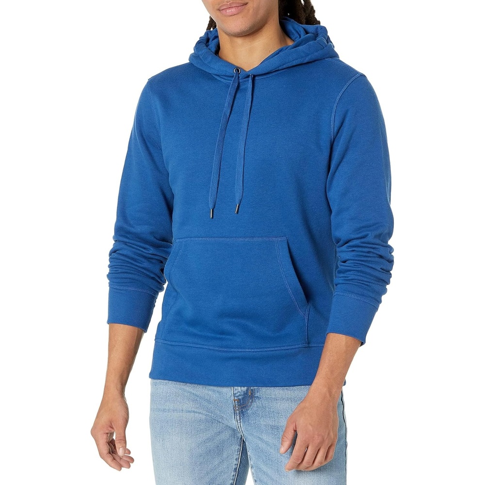 image:imageAmazon Essentials Mens Pullover Sweatshirt Hoodie Big amp Tall Options AvailableCobalt Blue