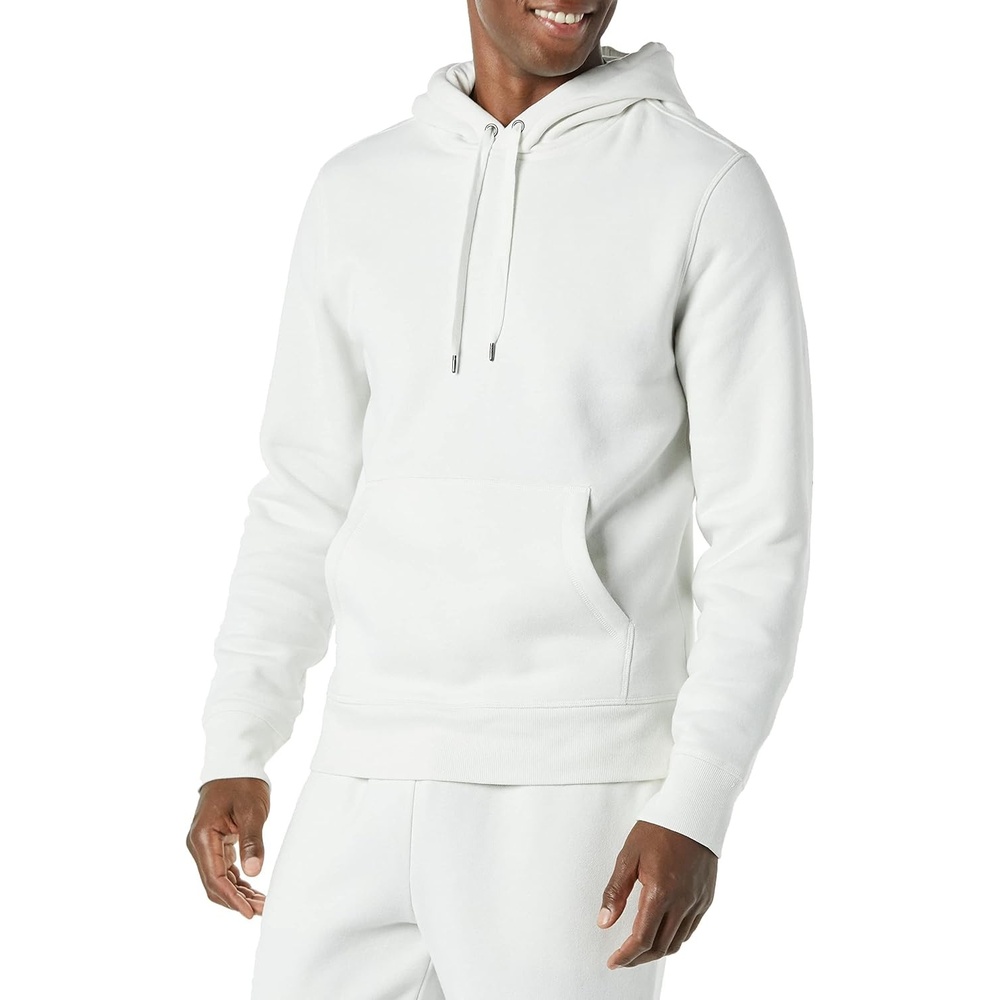 image:imageAmazon Essentials Mens Pullover Sweatshirt Hoodie Big amp Tall Options AvailableLight Grey
