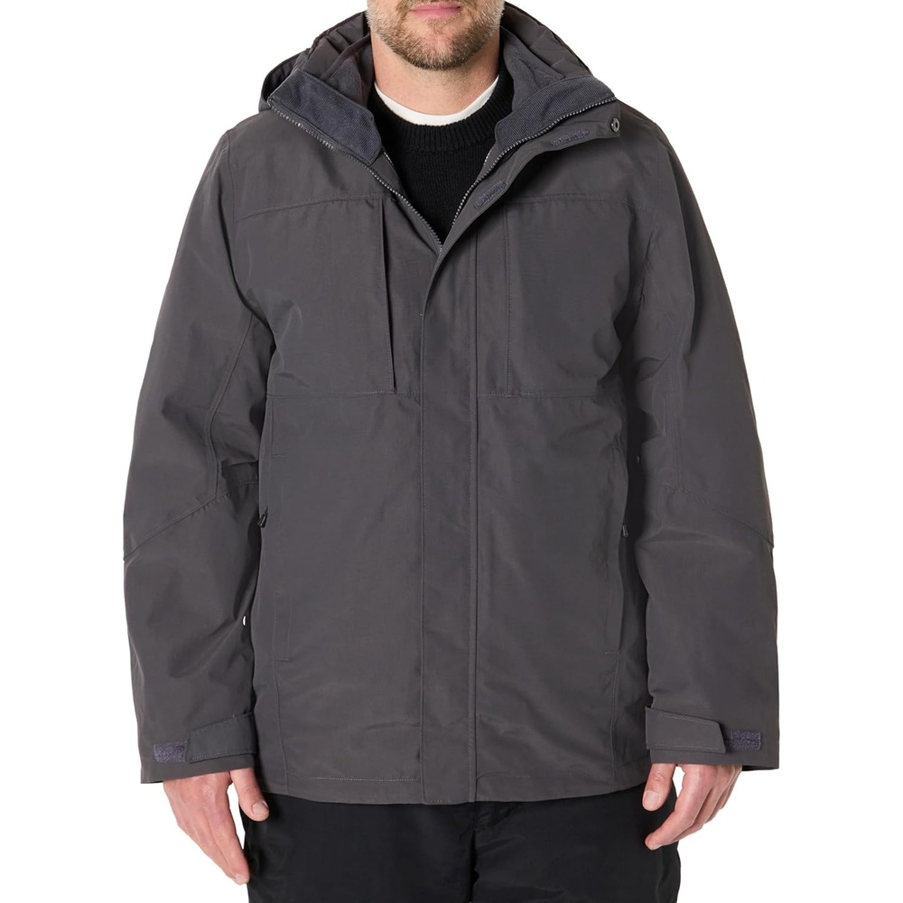image:imageAmazon Essentials Mens Water Resistant 3 in 1 Snow JacketCharcoal