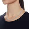 Amazon Essentials 5mm Plated Figaro Chain for Men or Women(Silver)