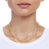 Amazon Essentials 5mm Plated Figaro Chain for Men or Women(Yellow Gold)