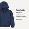 Amazon Essentials Boys’ Active Performance Stretch Knit Lightweight Hoodie Sweatshirt(Navy)