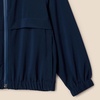 Amazon Essentials Boys’ Active Performance Stretch Woven Full-Zip Athletic Hoodie Jacket, Moisture-Wicking, Breathable(Navy)