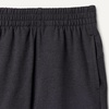 Amazon Essentials Boys’ Supersoft Performance Knit Regular Fit Athletic Shorts(Space Dye Black / Space Dye Black)