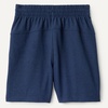 Amazon Essentials Boys’ Supersoft Performance Knit Regular Fit Athletic Shorts(Space Dye Navy)