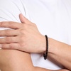Amazon Essentials Men’s 8″ Black Chain Bracelet(Oval)