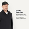 Amazon Essentials Men’s Adjustable Moisture-Wicking Sports Mesh Baseball Cap(Black)