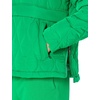 Amazon Essentials Mens Anorak Hooded Quarter-Zip Puffer Coat(Green)