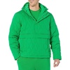 Amazon Essentials Mens Anorak Hooded Quarter-Zip Puffer Coat(Green)