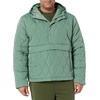 Amazon Essentials Mens Anorak Hooded Quarter-Zip Puffer Coat(Sage Green)