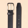 Amazon Essentials Men’s Classic Jean Genuine Leather Belt(Black)