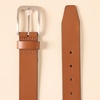 Amazon Essentials Men’s Classic Jean Genuine Leather Belt(Tan)