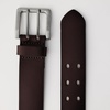 Amazon Essentials Men’s Double Prong Leather Belt(Brown)