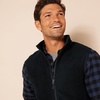 Amazon Essentials Men’s Full-Zip Polar Fleece Insulated Vest (Available in Big & Tall)(Black)