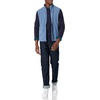 Amazon Essentials Men’s Full-Zip Polar Fleece Insulated Vest (Available in Big & Tall)(Blue Heather)