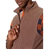 Amazon Essentials Men’s Full-Zip Polar Fleece Insulated Vest (Available in Big & Tall)(Brown Heather)