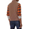 Amazon Essentials Men’s Full-Zip Polar Fleece Insulated Vest (Available in Big & Tall)(Brown Heather)