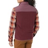 Amazon Essentials Men’s Full-Zip Polar Fleece Insulated Vest (Available in Big & Tall)(Burgundy Grape Color Block)