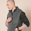 Amazon Essentials Men’s Full-Zip Polar Fleece Insulated Vest (Available in Big & Tall)(Charcoal Heather)