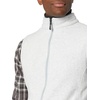 Amazon Essentials Men’s Full-Zip Polar Fleece Insulated Vest (Available in Big & Tall)(Light Grey Heather)