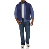Amazon Essentials Men’s Full-Zip Polar Fleece Insulated Vest (Available in Big & Tall)(Navy)