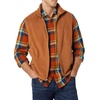 Amazon Essentials Men’s Full-Zip Polar Fleece Insulated Vest (Available in Big & Tall)(Toffee Brown)