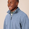 Amazon Essentials Men’s Full-Zip Polar Fleece Jacket with Zippered Pockets for Cold Outdoor Weather (Available in Big & Tall)(Blue Heather)