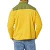 Amazon Essentials Men’s Full-Zip Polar Fleece Jacket with Zippered Pockets for Cold Outdoor Weather (Available in Big & Tall)(Gold Olive Color Block)