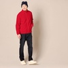 Amazon Essentials Men’s Full-Zip Polar Fleece Jacket with Zippered Pockets for Cold Outdoor Weather (Available in Big & Tall)(Red)