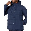 Amazon Essentials Men’s Heavyweight Hooded Puffer Coat(Navy)