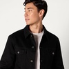 Amazon Essentials Men’s Heavyweight Low Stretch Regular-Fit Denim Jacket, Chest Patch Pockets(Black)