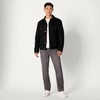 Amazon Essentials Men’s Heavyweight Low Stretch Regular-Fit Denim Jacket, Chest Patch Pockets(Black)