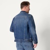 Amazon Essentials Men’s Heavyweight Low Stretch Regular-Fit Denim Jacket, Chest Patch Pockets(Stone Medium Wash)