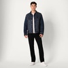 Amazon Essentials Men’s Heavyweight Low Stretch Regular-Fit Denim Jacket, Chest Patch Pockets(Tinted Dark Wash)