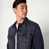 Amazon Essentials Men’s Heavyweight Low Stretch Regular-Fit Denim Jacket, Chest Patch Pockets(Tinted Dark Wash)