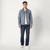 Amazon Essentials Men’s Heavyweight Low Stretch Regular-Fit Denim Jacket, Chest Patch Pockets(Tinted Light Wash)