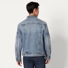 Amazon Essentials Men’s Heavyweight Low Stretch Regular-Fit Denim Jacket, Chest Patch Pockets(Tinted Light Wash)