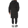 Amazon Essentials Mens Hooded Long Puffer Coat(Black)