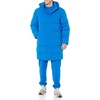 Amazon Essentials Mens Hooded Long Puffer Coat(Bright Blue)