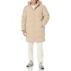 Amazon Essentials Mens Hooded Long Puffer Coat(Tan)