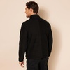Amazon Essentials Men’s Insulated Fleece Jacket, Quarter-Zip Pullover for Cold Weather(Black)