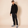 Amazon Essentials Men’s Insulated Fleece Jacket, Quarter-Zip Pullover for Cold Weather(Black)