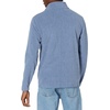 Amazon Essentials Men’s Insulated Fleece Jacket, Quarter-Zip Pullover for Cold Weather(Blue Heather)
