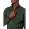 Amazon Essentials Men’s Insulated Fleece Jacket, Quarter-Zip Pullover for Cold Weather(Forest Green)