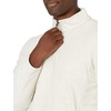 Amazon Essentials Men’s Insulated Fleece Jacket, Quarter-Zip Pullover for Cold Weather(Oatmeal Heather)